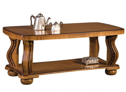 Handcrafted Real Wood Coffee Table Sofa Side Tables Classic Living Room Table